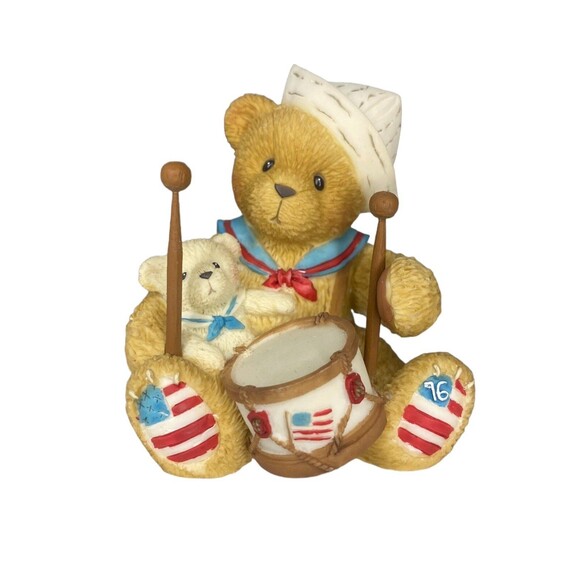 2001 Cherished Teddies From Sea To Shining Sea Gregory Figurine Enesco #105385 - Picture 3 of 9